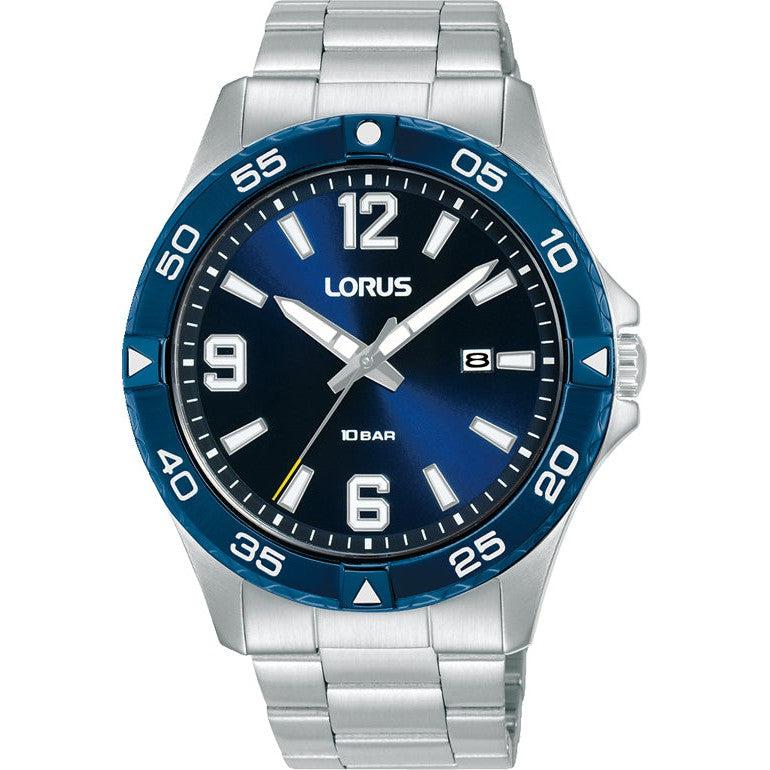 Lorus Gents Silver 3-Hands Sport Watch