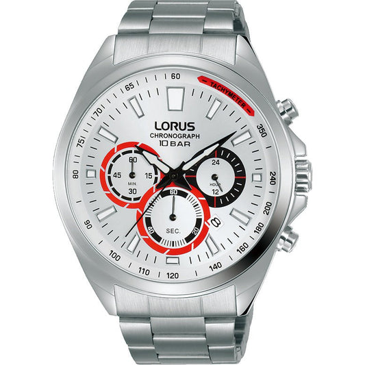 Lorus Gents Silver Chronograph Watch