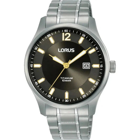 Lorus Gents Titanium Black Dial Dress Watch