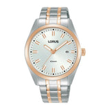 Lorus Gents White 3 Hands Watch