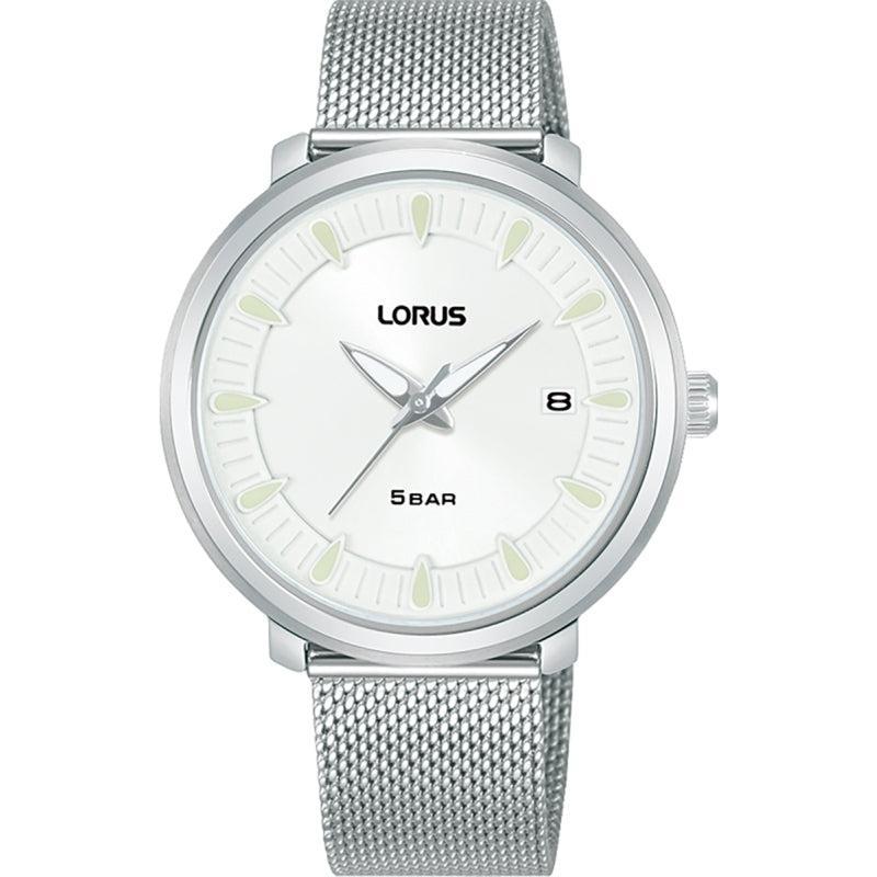 Lorus Ladies Analog White Dial Watch