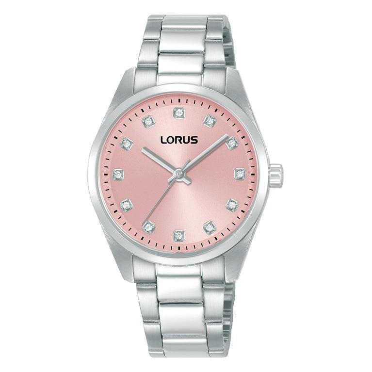 Lorus Ladies Pink Dial Watch