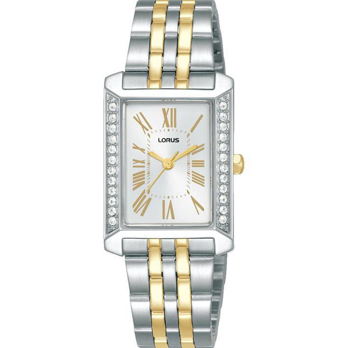 Lorus Ladies Rectangle Silver Dial Watch