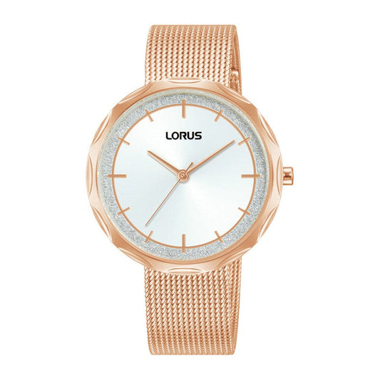 Lorus Ladies Rose Gold 3-Hands Watch