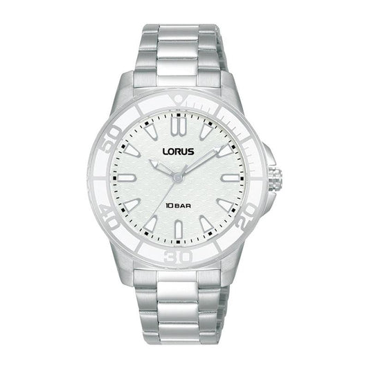 Lorus Ladies White 3 Hands Watch