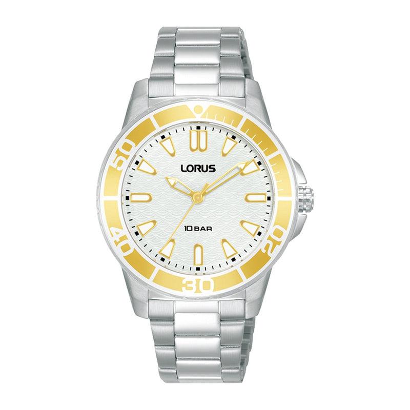 Lorus Ladies White 3 Hands Watch