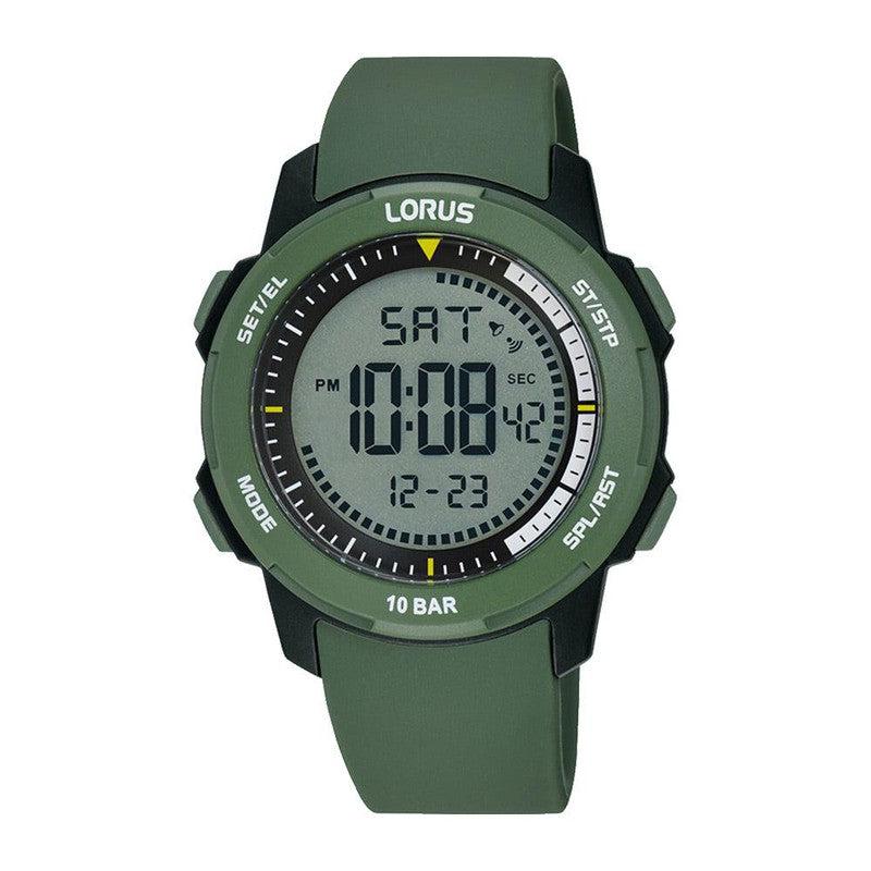 Lorus Mens Black Digits Dial Sports Watch