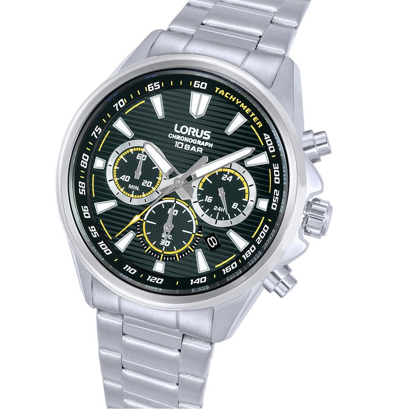 Lorus Men's Stainless Steel Chronograph Watch