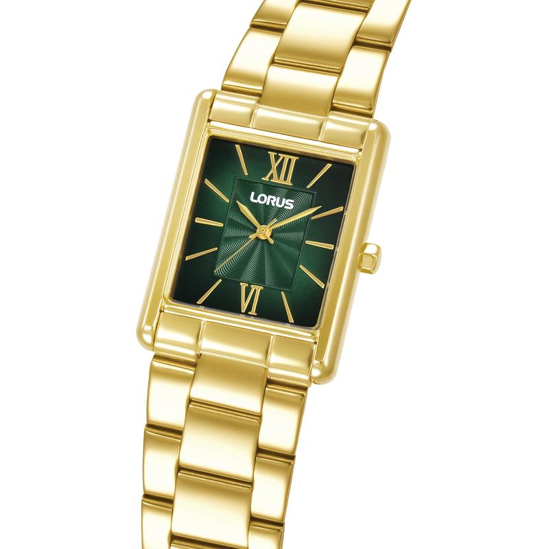 Lorus RH836CX9 Women's 25.5mm Quartz Watch Silver Dark Green Gradation Dial