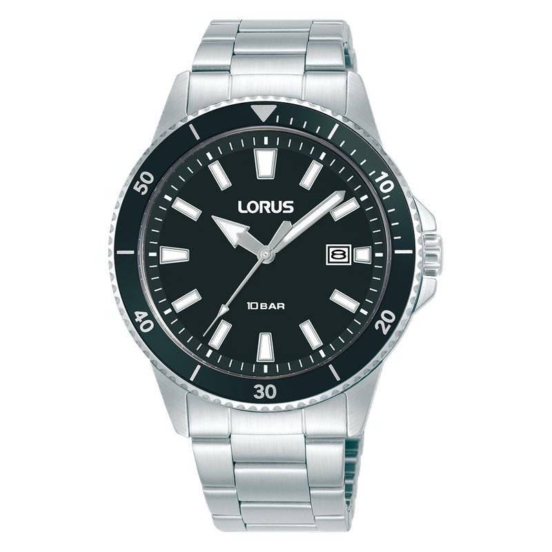 Lorus Sports Men's Quartz Watch Dark Grey Matte Dial