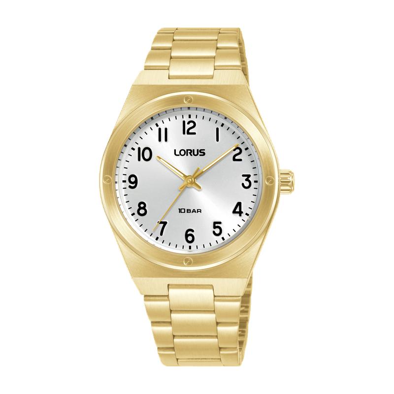 Lorus Sports Women's Quartz Watch Silver White Sunray Dial