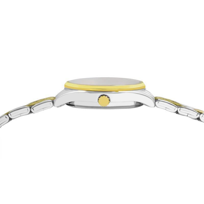 Lorus Women's Quartz Watch Silver White Sunray Dial