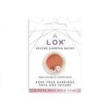 Lox Rose Gold Tone Earring Backs Butterflies (2 pr)