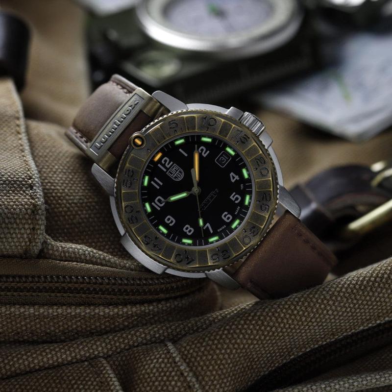 Luminox 1300 Series Men's Adventure Watch Brown Leather - XL.1301.LG