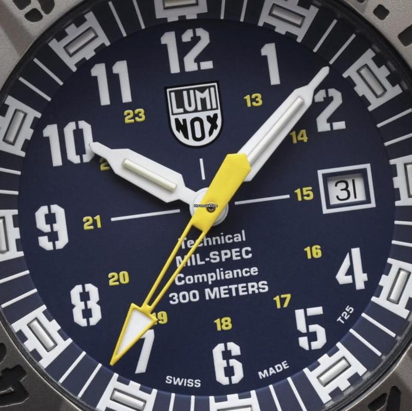 Luminox Carbon Blue Rubber Quartz Watch