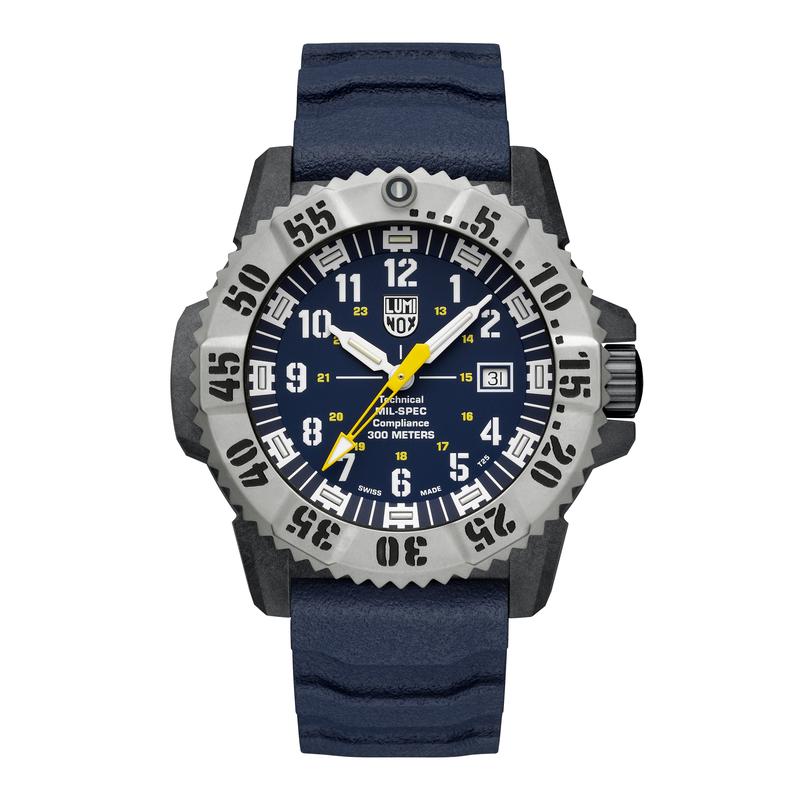 Luminox Carbon Blue Rubber Quartz Watch