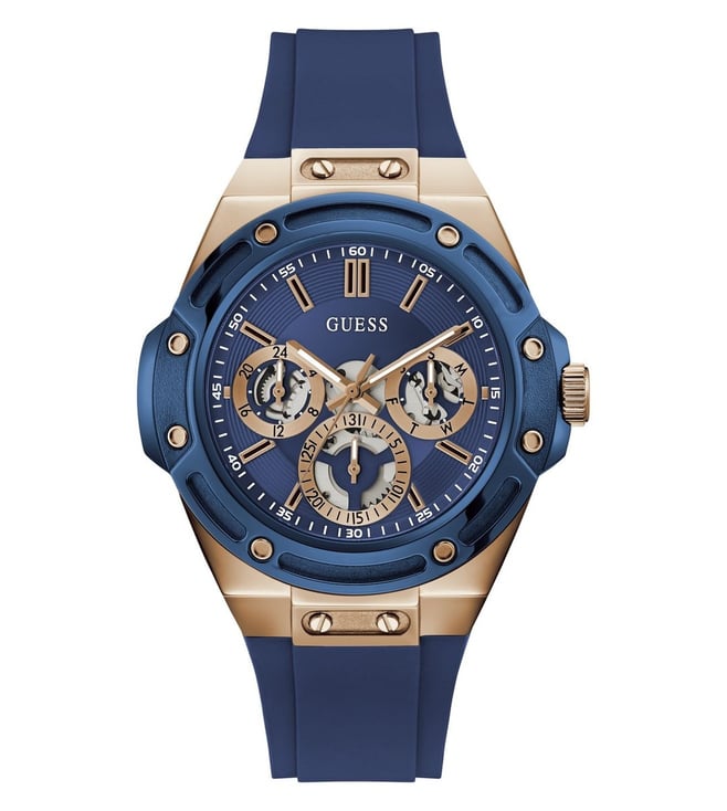 Guess Carver Men's Multifunction Watch Rose Gold