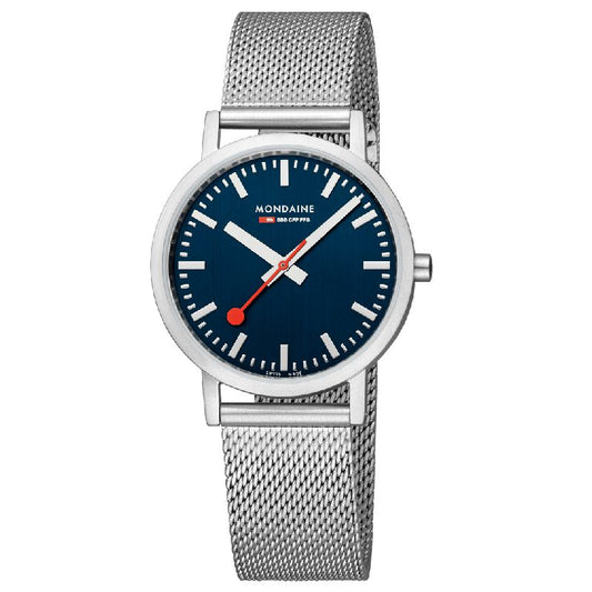 Mondaine Classic Stainless Steel Analogue Watch 36mm