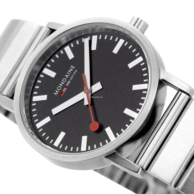 Mondaine Classic Stainless Steel Analogue Watch