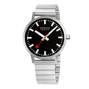 Mondaine Classic Stainless Steel Analogue Watch