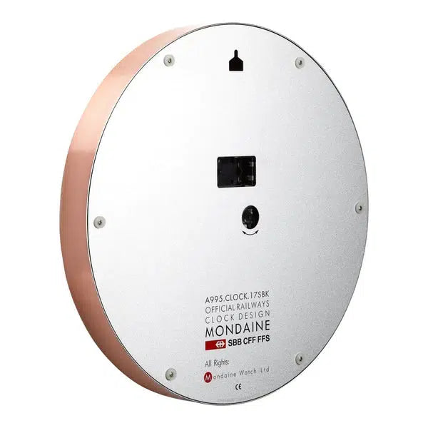 Mondaine Copper Wall Clock 40cm