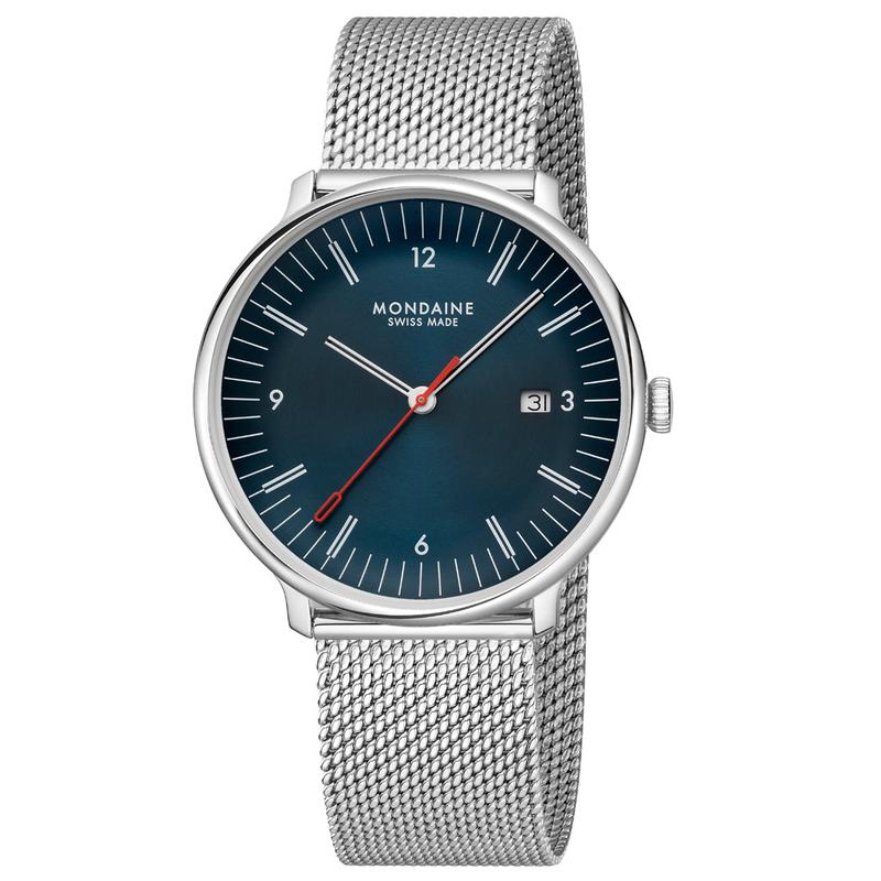 Mondaine Doppio Stainless Steel Watch Set