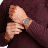 Mondaine Evo2 Brown Leather Analogue Watch 40mm