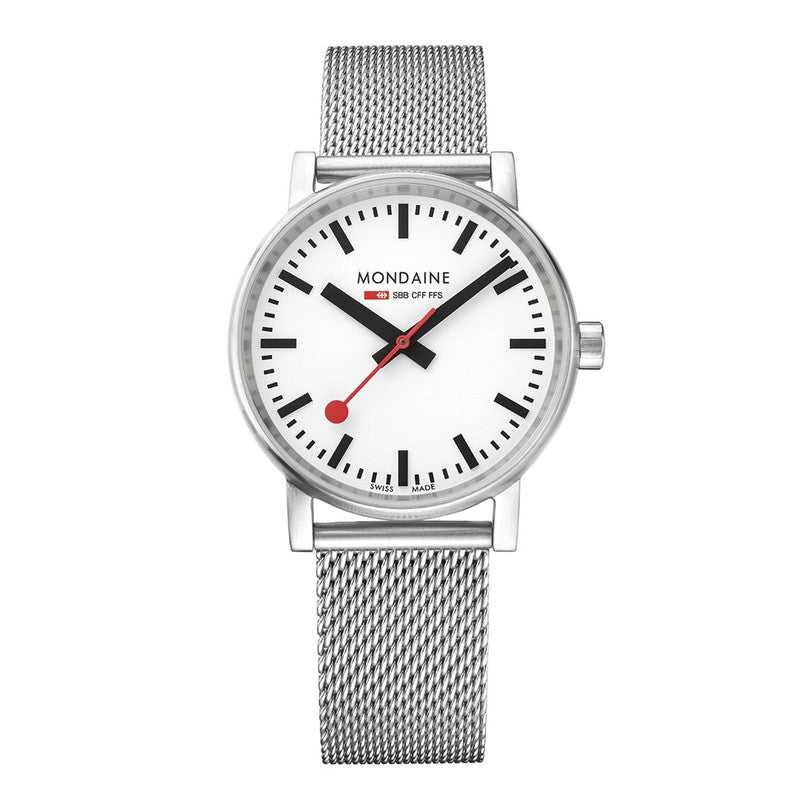 Mondaine Evo2 Stainless Steel Analogue Watch 35mm