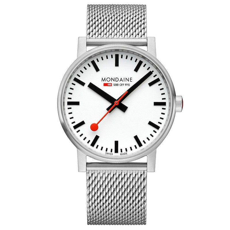 Mondaine Evo2 Stainless Steel Analogue Watch 43mm