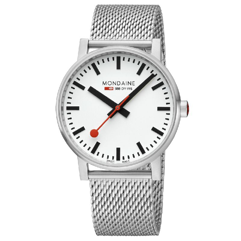 Mondaine Evo2 Stainless Steel Analogue Watch 43mm