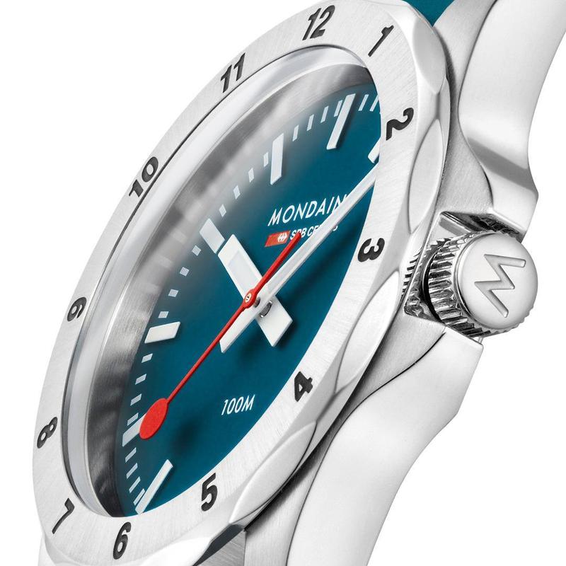 Mondaine Numeri Quartz Watch Blue Dial