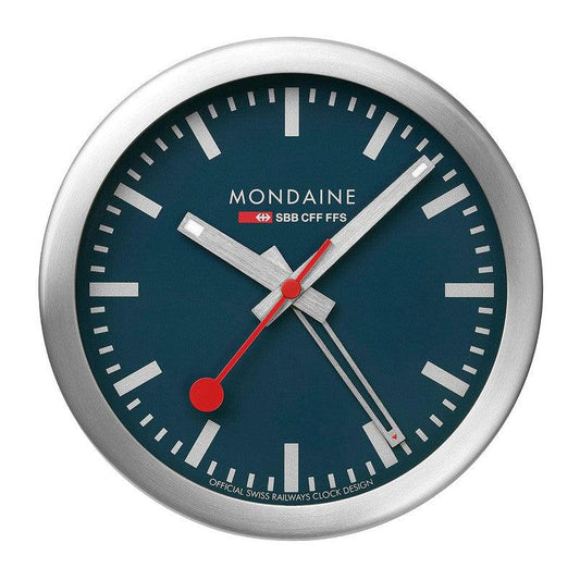 Mondaine Table & Alarm Clock 12.5cm