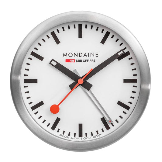 Mondaine Table & Alarm Clock 12.5cm