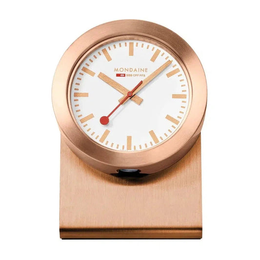 Mondaine Table Clock Copper 50mm