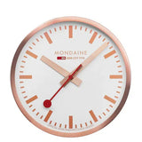 Mondaine Wall Clock Copper Tone 25cm