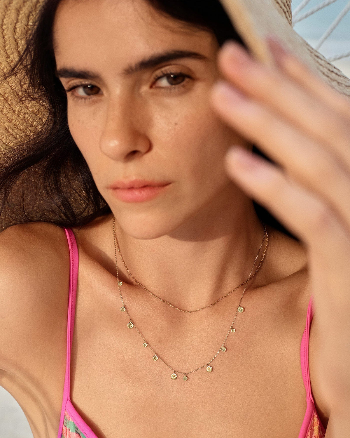 Ania Haie Geometry Mixed Discs Necklace