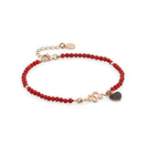 Nomination Antibes RG Snake / Heart Bead Bracelet