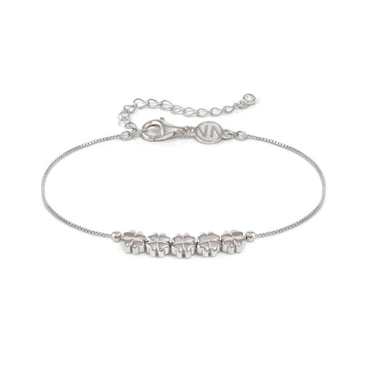 Nomination Armonia Bracelet, Four-Leaf Clovers, Sterling Silver