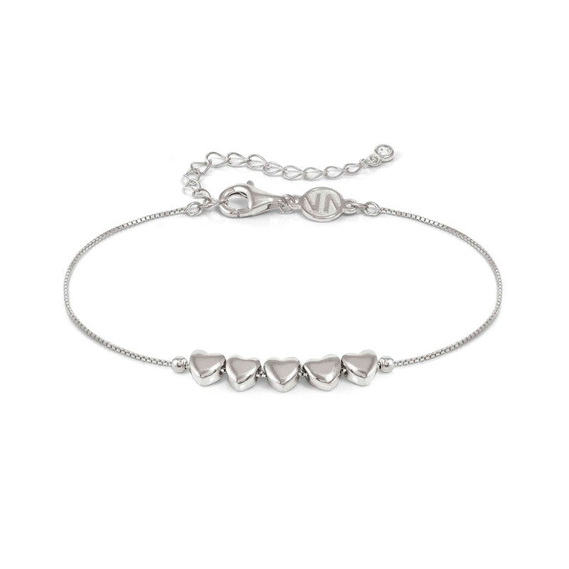 Nomination Armonica Bracelet, Hearts, Sterling Silver