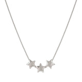 Nomination Armonica Necklace, Stars, Sterling Silver