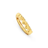 Nomination Armonica Ring, Hearts, Gold, Sterling Silver