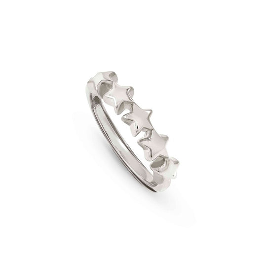 Nomination Armonica Ring, Stars, Sterling Silver