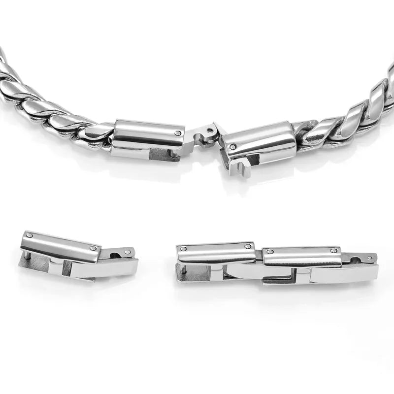 Nomination Atlante Bracelet, Knot & Natural Stones, Stainless Steel