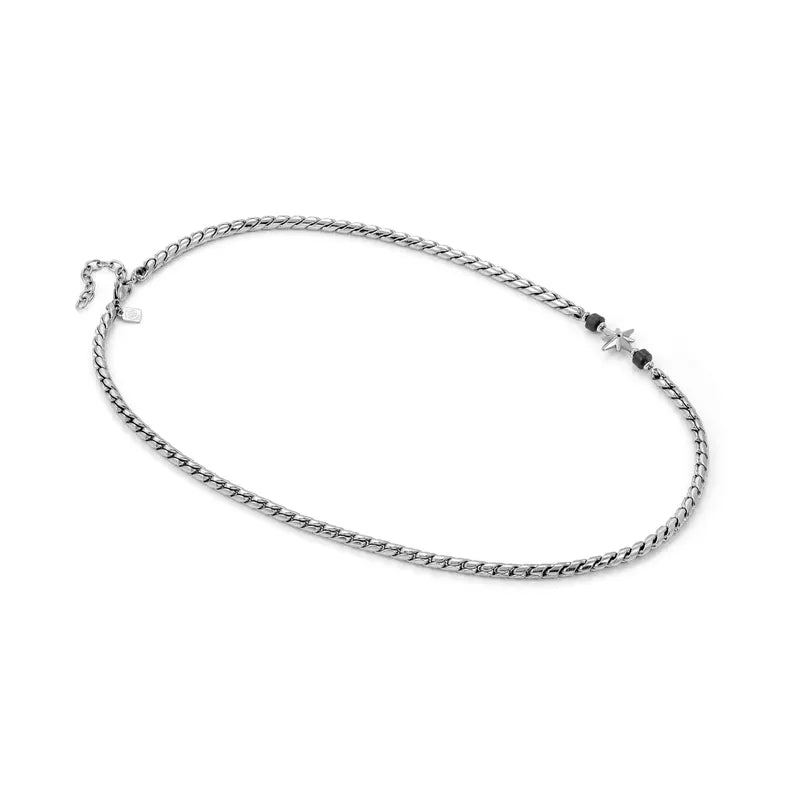 Nomination Atlante Necklace, Windrose & Natural Stones, Stainless Steel