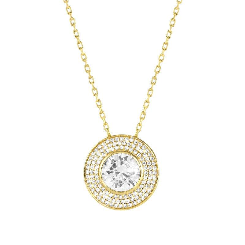 Nomination Aurea Necklace In Sterling Silver With Cz