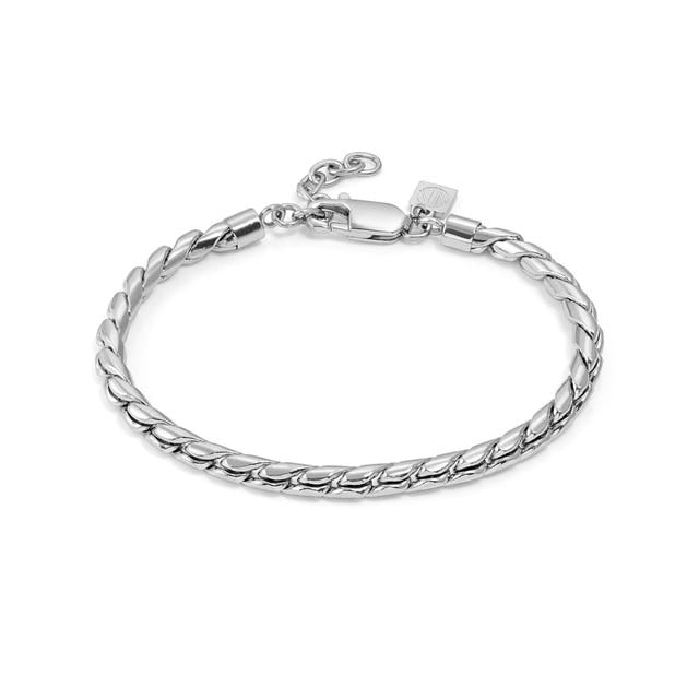 Nomination B-Yond Bracelet, Hyper Edition, Cord, Silver, Stainless Steel