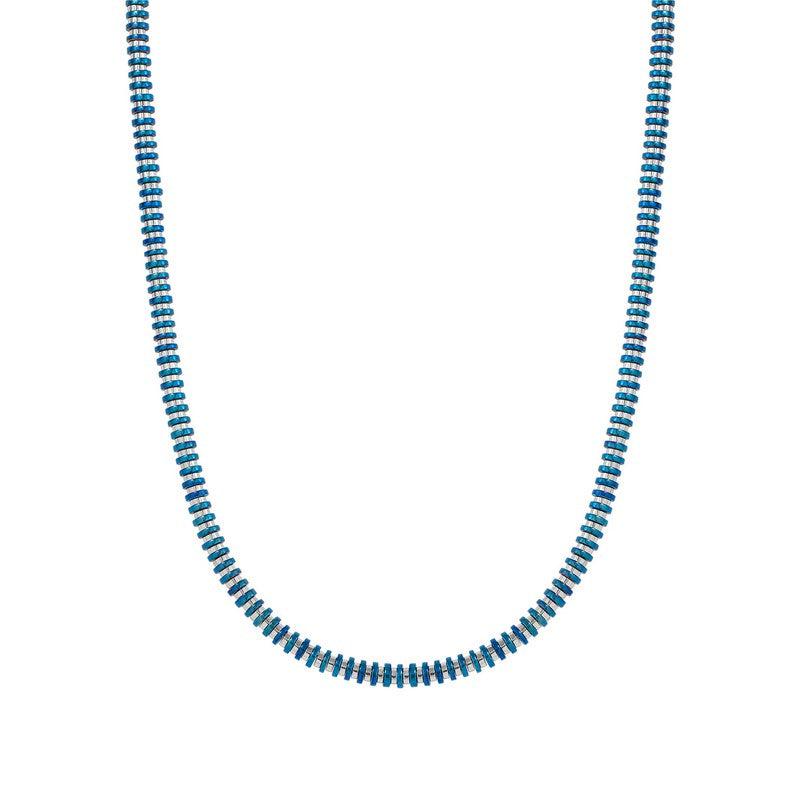 Nomination B-Yond Stainless-Steel Necklace, Blue Iridescent PVD