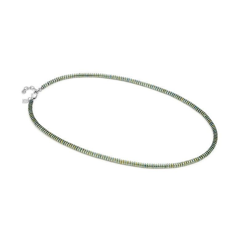 Nomination B-Yond Stainless-Steel Necklace, Green Iridescent PVD