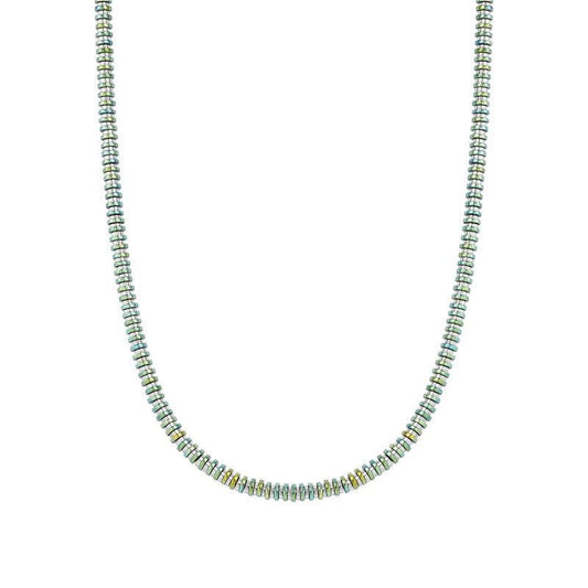 Nomination B-Yond Stainless-Steel Necklace, Green Iridescent PVD