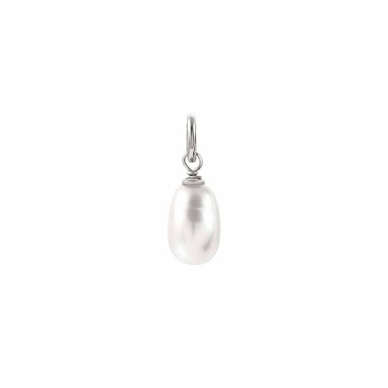 Nomination Baroque Pearl Charm With Silver